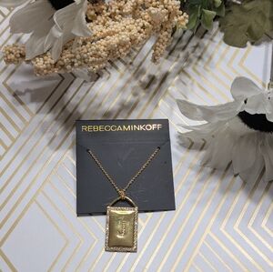 Rebecca Minkoff Gold Initial J Pendant Necklace NEW!